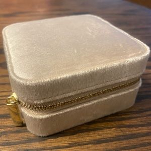 Velvet Travel Jewelry Box